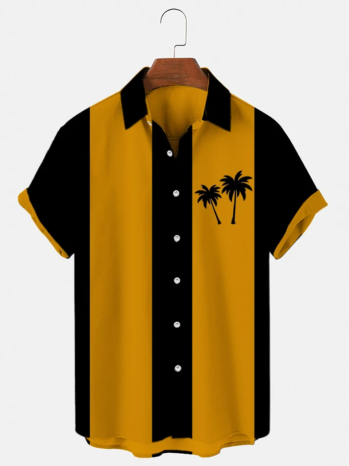 Camisa Hawaiana con estampado digital 3D para hombre, moda casual de verano. Transpirable, cómoda y con diseños vibrantes para un look relajado y moderno.