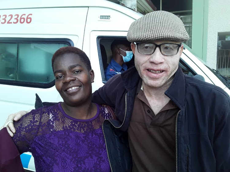 Farai Maunganidze and his wife Vimbai on their first visit to a health-care provider to begin the tests needed for an accurate diagnosis.