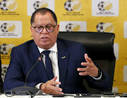 Safa president Danny Jordaan during a press conference at Safa House in Johannesburg.