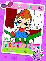 Coloring dolls Screenshot