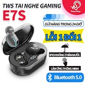 Tai Nghe Bluetooth Không Dây E7S Tws V5.1 Bass Mạnh Nút Cảm Ứng Âm Thanh Hifi Dùng Cho Samsung Ip Android