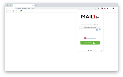 Mail1.io - Temporary Disposable Email