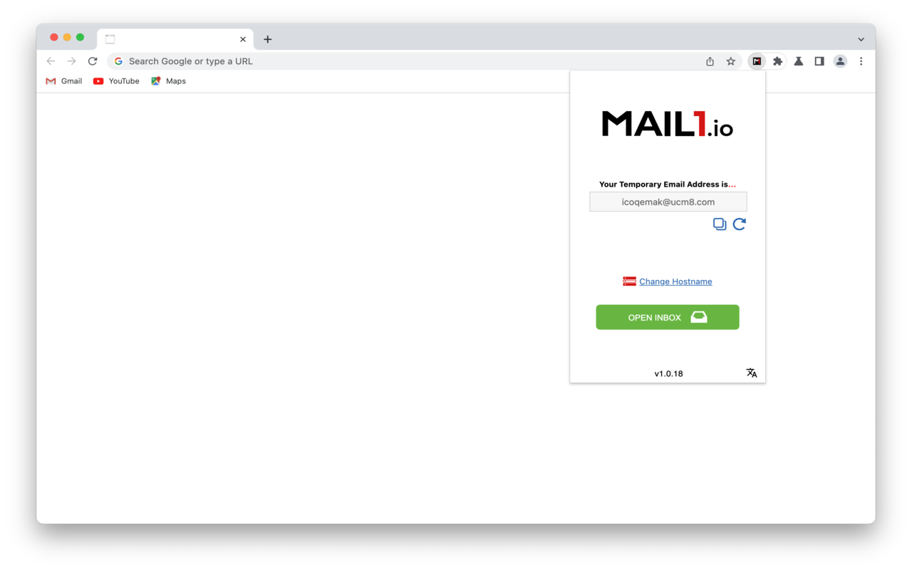 Mail1.io - Temporary Disposable Email Preview image 2