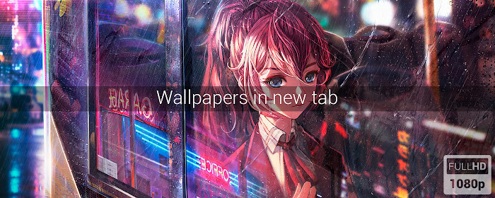 Anime Girls 2021 Wallpapers New Tab marquee promo image