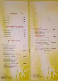 Embers - Nandhana Grand Hotel menu 2