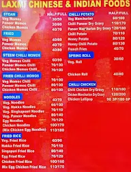 Laxmi Chinese And Indian Food menu 1