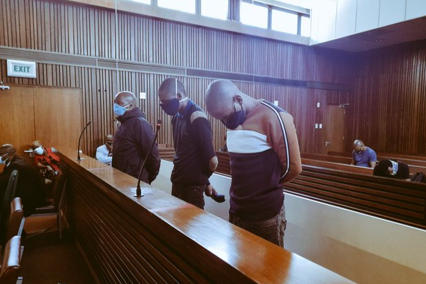 The three men convicted of killing Gabisile Shabane, 13, and 15-month-old Nkosikhona Ngwenya.