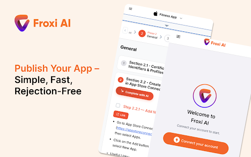 Froxi AI: App Store & Google Play Publisher screenshot 1