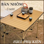 Bàn Nhôm Dã Ngoại Gấp Gọn , Bàn Picnic Camping Du Lịch Bỏ Túi Hợp Kim Nhôm Trọng Lượng Nhẹ, Độ Bền Cao, Nhỏ Gọn