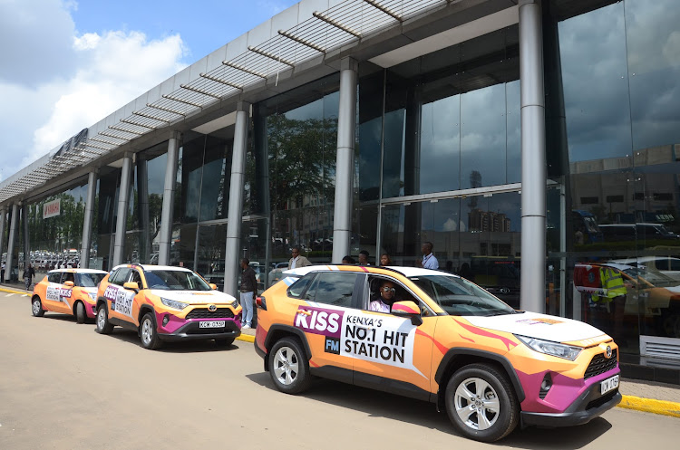 Three new vehicles handed over by Toyota Kenya Limited