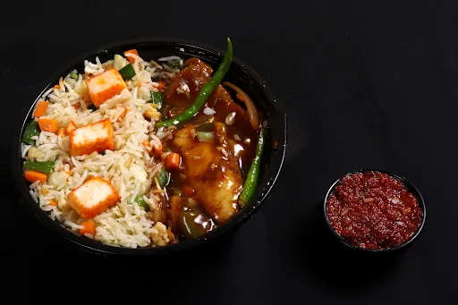 Paneer Chilli Rice Bowl