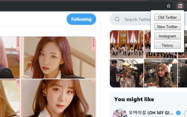Get SNS Images for KPOP Discord chrome extension