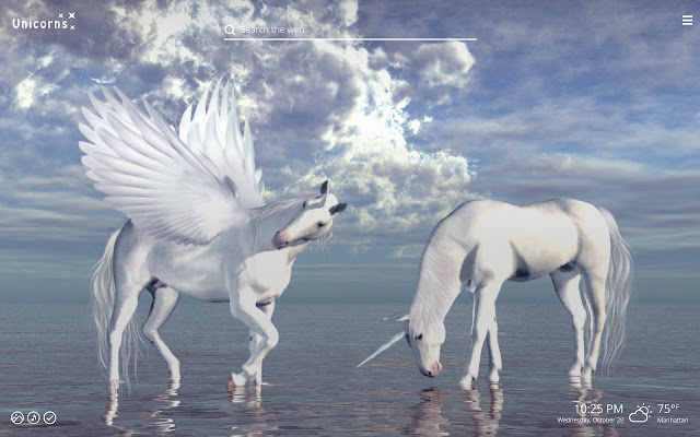 Unicorns Magic Horse Hd Wallpaper Chrome Web Store - galaxy background unicorn wallpapers