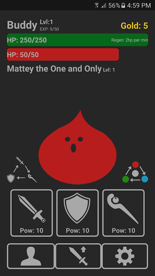 Android application Sword, Shield and Sorcery screenshort