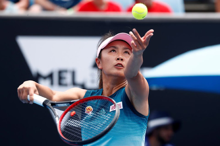 Chinese tennis star Peng Shuai.