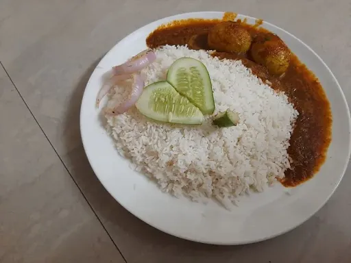 Rice With Egg Masala