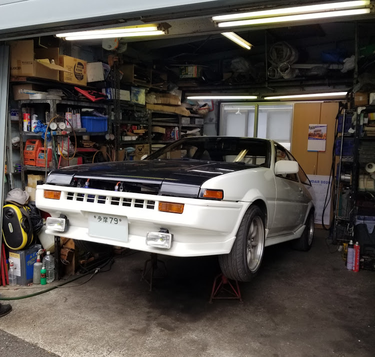 スプリンタートレノのECV・エキゾースト コントロール バルブ・純正・触媒・工作の時間に関するカスタム事例の投稿画像1枚目