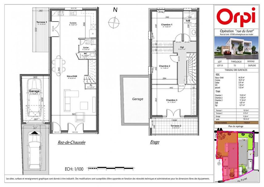 Vente maison 4 pièces 118 m² à Schweighouse-sur-Moder (67590), 439 000 €