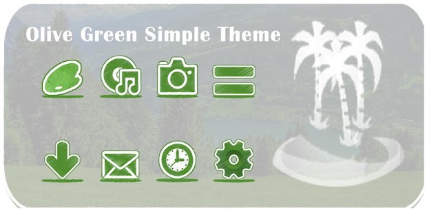Download Olive Green Simple Theme APK for PC