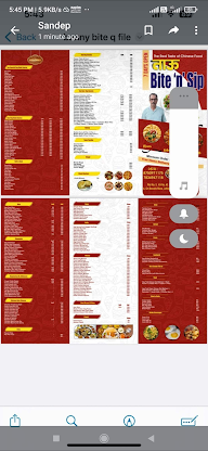 Tau - Bite N Sip menu 1