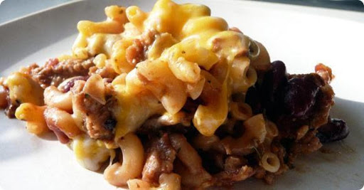 Chili mac is a quick and hearty one-dish meal of beef, beans, tomatoes, cheese and spices. For extra flavor, add a generous teaspoon of Italian seasoning and some salt and pepper.