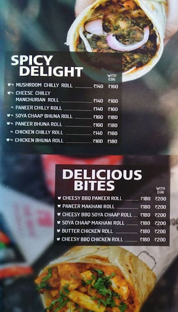 Rolls Mania menu 