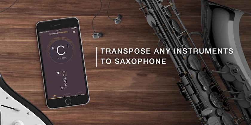 Saxophone Transposed Pro Screen 2