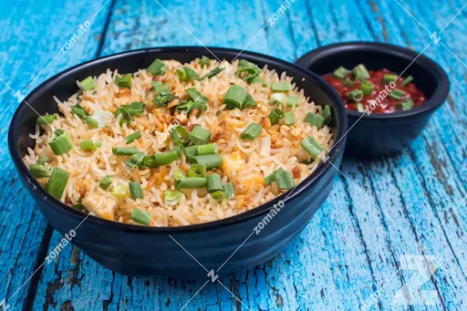 Paneer Burnt Garlic Rice