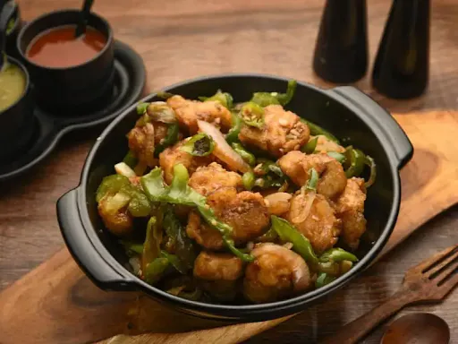 Crispy Chilly Butter Mushroom Full