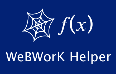 WeBWorK Helper small promo image