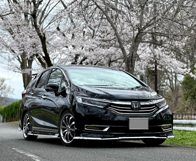 シャトルのサクラと愛車・桜・洗車・シャトラー！・唯一無二の一台に関するカスタム事例の投稿画像1枚目