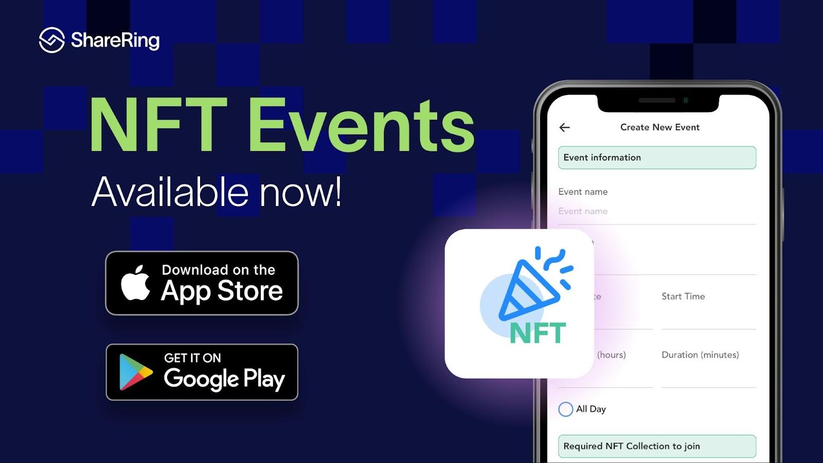 ShareRing releases "Simple NFT arrangements"a free tool for organizing events 1