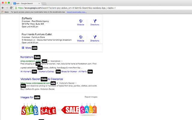 SALE! chrome extension