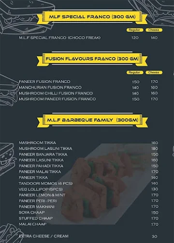 M.L.F Franco menu 