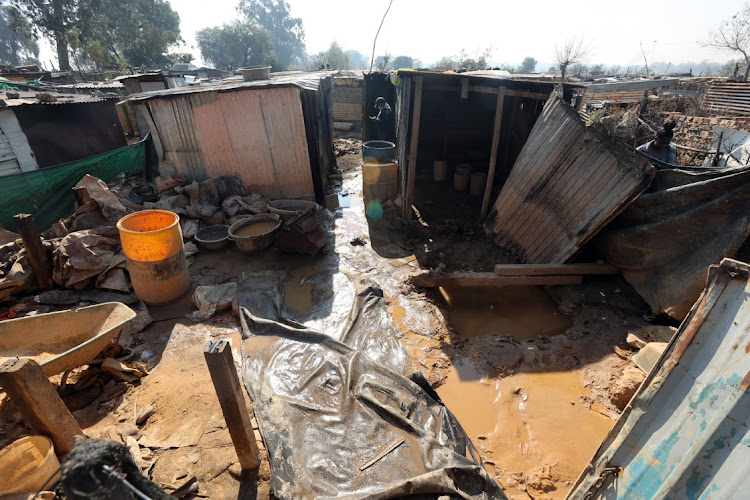 The Angelo informal settlement where 17 people died due to a gas leak. File photo.