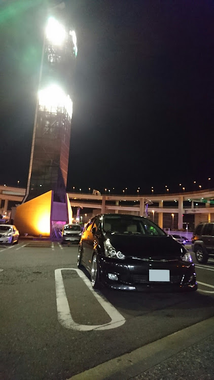 ウィッシュのドライブ・大黒埠頭パーキングに関するカスタム事例の投稿画像2枚目