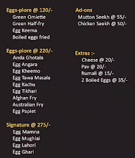 Egg Mistry& Kebab'd menu 1