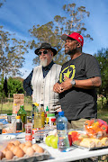 Chefs and judges Pete Goffe-Wood and Benny Masekwameng.