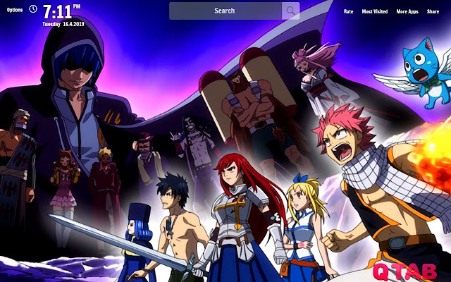 Fairy Tail 18 New Tab Wallpapers