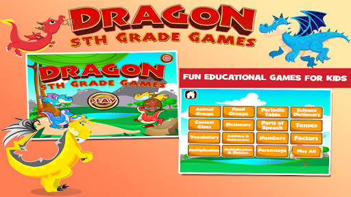 Screenshot 5th Grade Education Games