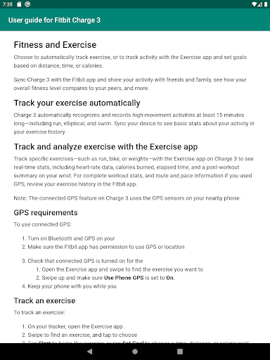 fitbit charge 3 guide