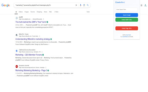 CrawlerNest URL Extractor