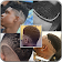 Black Men Line Hairstyle icon