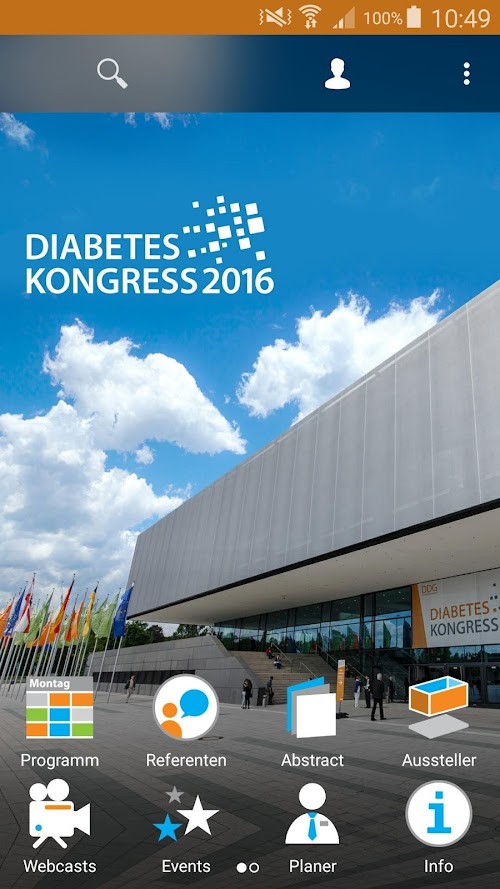 Android application Diabetes Kongress 2016 screenshort