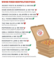 Sandy's Pizzeria menu 1