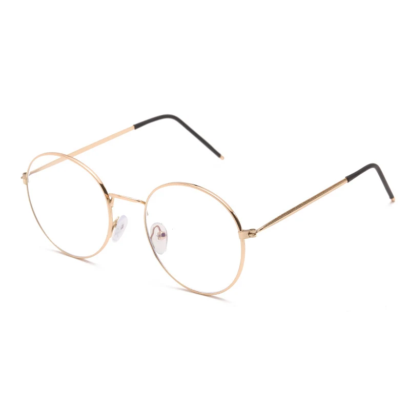 Óculos redondos de metal anti luz azul fashion, protegem seus olhos da fadiga digital. Conforto, estilo e visão nítida para uso diário.