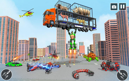 Turtle Super Robot Car Transform Shooting Game  screenshots 3
