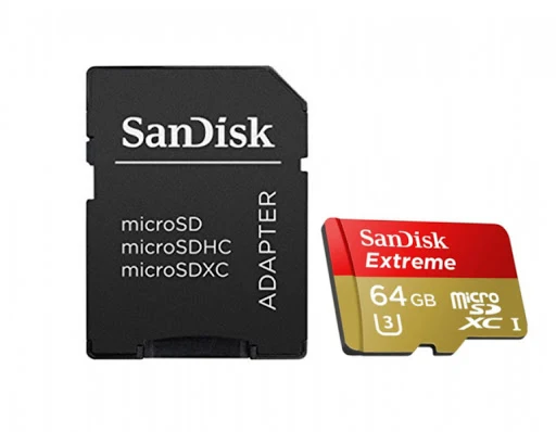 Thẻ nhớ Micro SDXC Sandisk 64GB Extreme Action Camera V30