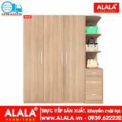 Tủ Quần Áo Alala232 Gỗ Hmr Chống Nước - Www.alala.vn - 0939.622220