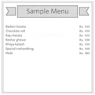 Shree Evergreen Sweets menu 1